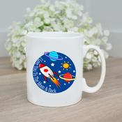 Personalised Father’s Day Mug-To The Moon &amp;amp; Back("First" Is Optional) image