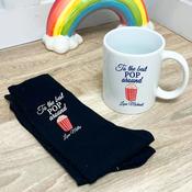 Personalised Father’s Day Mug &amp;amp; Sock Bundle -Best Pop