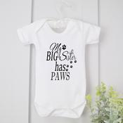 Personalised Sibling Vest - Sibling Has Paws