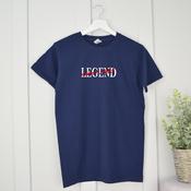 Personalised Father's Day Adult T-Shirt-Legend &amp;amp; Year image
