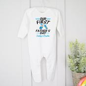 Personalised Father's Day Baby Grow-Bottles