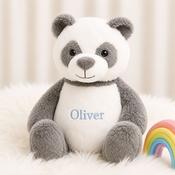 Personalised Embroidered Teddy-Panda (Different Thread Colours)