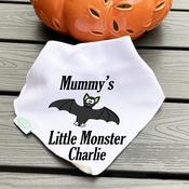 Personalised Billy's Bib-Halloween Bat image
