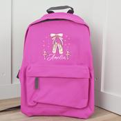 Personalised Pink School Bag-Ballet(Holds 12 Litres) image