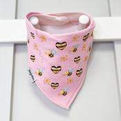 Billy's Bib-Pink Bee
