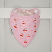 Billy's Bib-Pink Cherries &amp;amp; Bows image