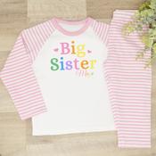 Personalised Sibling Kids Pyjamas-Colourful image