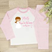 Personalised Kids Communion Pyjamas - Communion Girl image