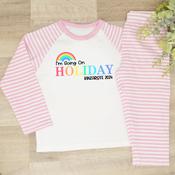 Personalised Holiday Pyjamas-Holiday Colourful image