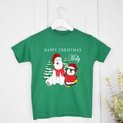 Polar Bear-Green T-Shirt (0-3 months up to 2-3 years)