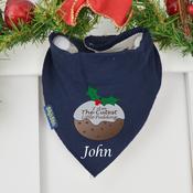 Personalised Christmas Billy’s Bib-Pudding (Navy)