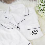 Personalised Bridal Pyjamas-Your Writing On Pocket image