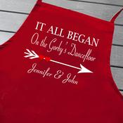 Personalised Valentines Apron-It All Began image