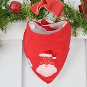 Red Billy's Bib-Santa Hat/Beard 1st Christmas