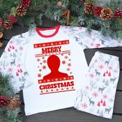 Personalised Kids Christmas Pyjamas-Your Own Character