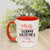 Personalised Valentine’s Mug-Love Heart Arrows image