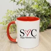 Personalised Valentine’s Mug-Initials image