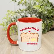 Personalised Valentine’s Mug-Loaf Of My Life image
