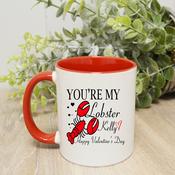 Personalised Valentine’s Mug-You're My Lobster image