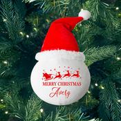Merry Christmas-Personalised Fabric Christmas Decoration
