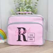 Personalised Pink Lunch Bag-Your Own Character