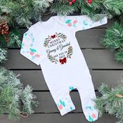 Personalised Sale Christmas Baby Gro-See You Soon (NB Only)