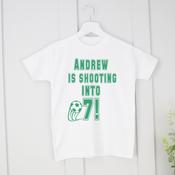 Personalised Kids Birthday T-Shirt-Shooting Into image