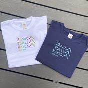 WDSD T-Shirt-Shout Their Worth (Kids)