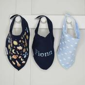 Personalised Billy's Bib Bundles-Up In Space Clouds image