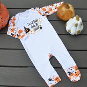 Halloween Pumpkin Pattern Baby Grow-Daddy Under My Spell image