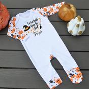 Halloween Pattern Baby Grow-Daddy Under My Spell image