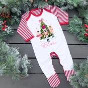 Personalised Christmas Baby Gro-Nutcracker (multiple Designs)