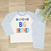 Personalised Sibling Kids Pyjamas-Big Brother-Only Child