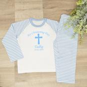 Personalised Kids Christening Pyjamas-My Christening Day image