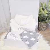 Supreme Hamper Set Neutral-All Items Personalised (Pick Your Bib)