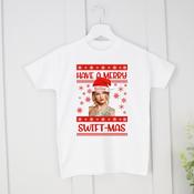 Merry Swift-Mas-White T-Shirt