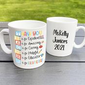 Personalised Mug-Teacher Blocks