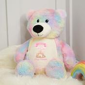 Personalised Sibling Teddy-Welcome To The World Magical (Pick Your Teddy)