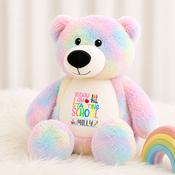 Personalised Sibling Teddy-Today I'm Starting (Pick Your Teddy) image