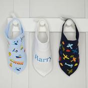 Personalised Billy's Bib Bundles-Blue Transport image