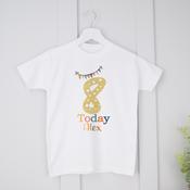 Personalised Kids Birthday T-Shirt-Banner image