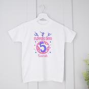 Personalised Kids Birthday T-Shirt-Flipping Into image