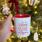 Personalised Christmas Mug - Beginning To Look A Lot