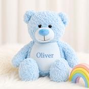 Personalised Embroidered Teddy - Blue Bear