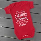 Personalised Valentines Red Vest-Heart Breaker