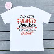 Personalised Valentines T-Shirt-Heart Breaker image