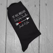 Personalised Valentine's Socks-It All Began image