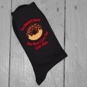 Personalised Valentine's Socks-Donut image