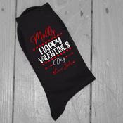 Personalised Valentine's Socks-Happy Valentine's image