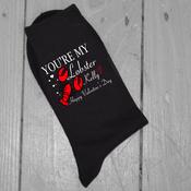 Personalised Valentine's Socks-Lobster image